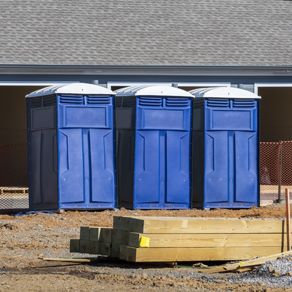 can i customize the exterior of the porta potties with my event logo or branding in Jasmine Estates